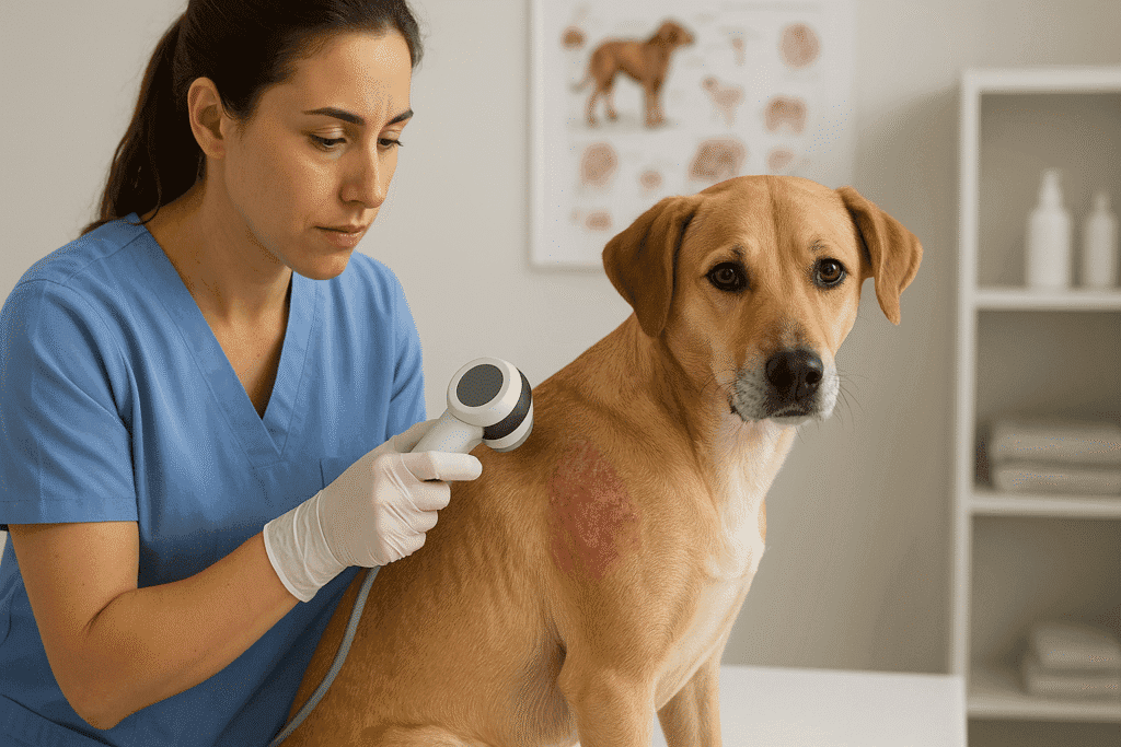 fisioterapia dermatológica em pets