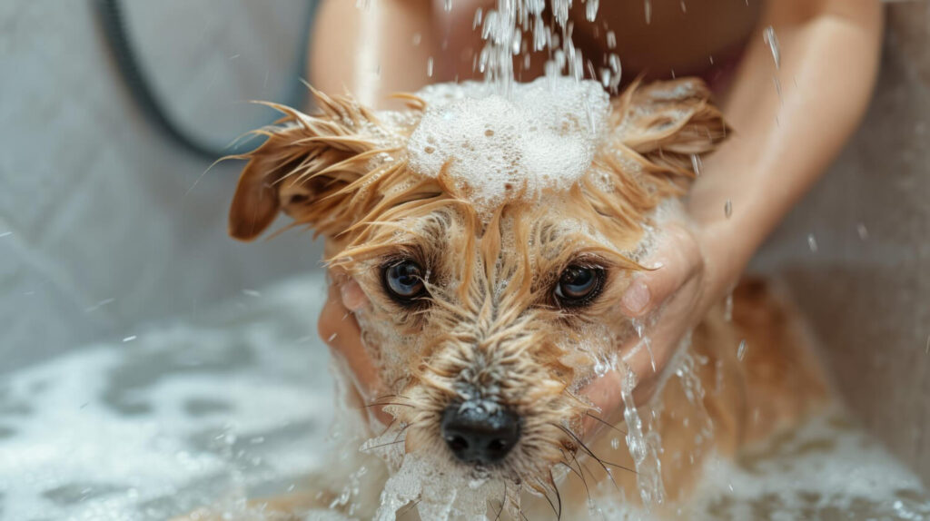 Tempo de contato do shampoo terapêutico em cães: por que seguir a orientação veterinária é fundamental?